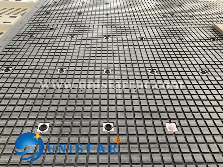 6- separate zone vacuum table