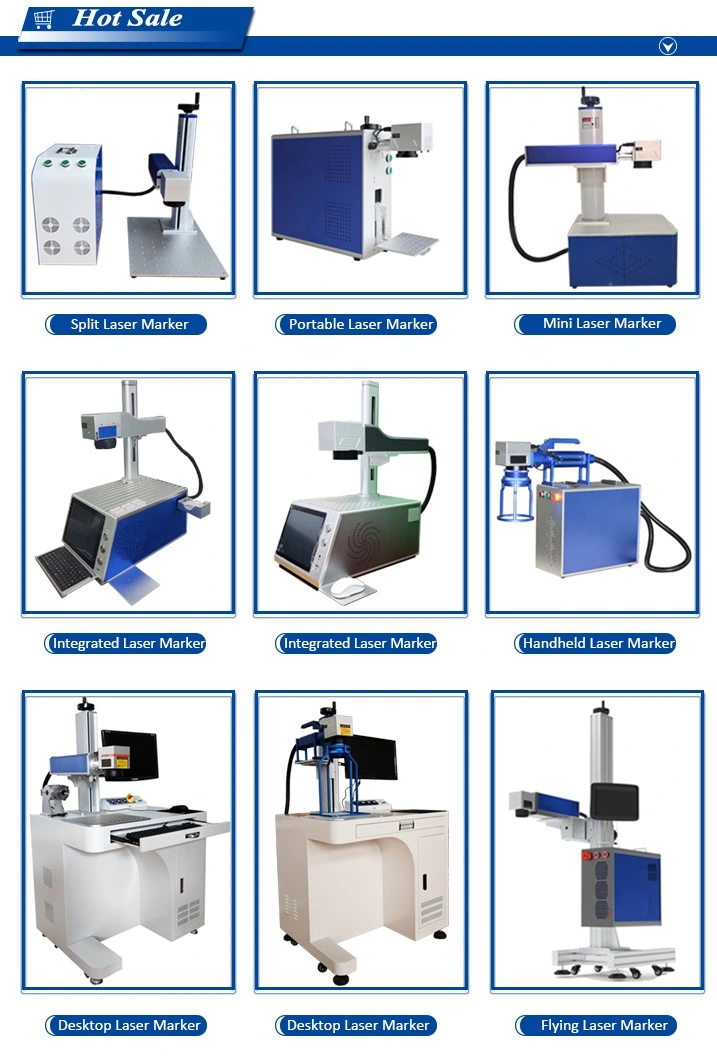 Fiber/CO2/UV Laser Marking Machine bulb Plastic Printing Logo Engrave Machine