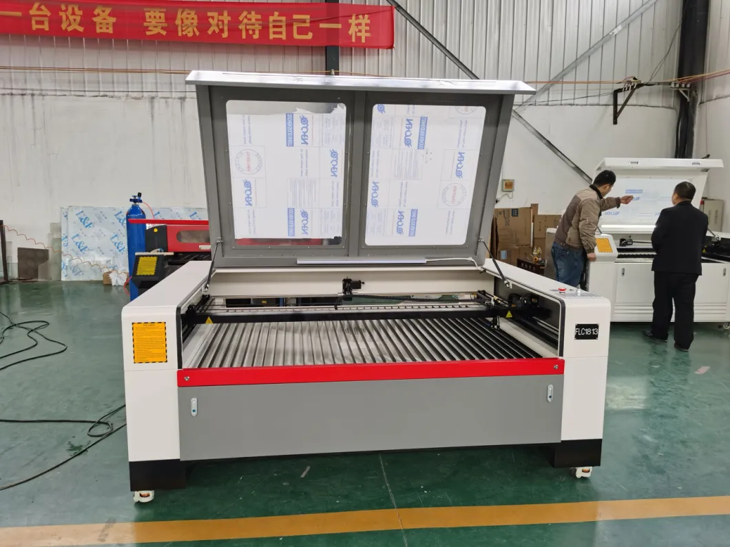 CO2 100W 300W 500W Laser Cutter CNC Cutting Machine for Wood Acrylic Steel Die Board Flc1325A