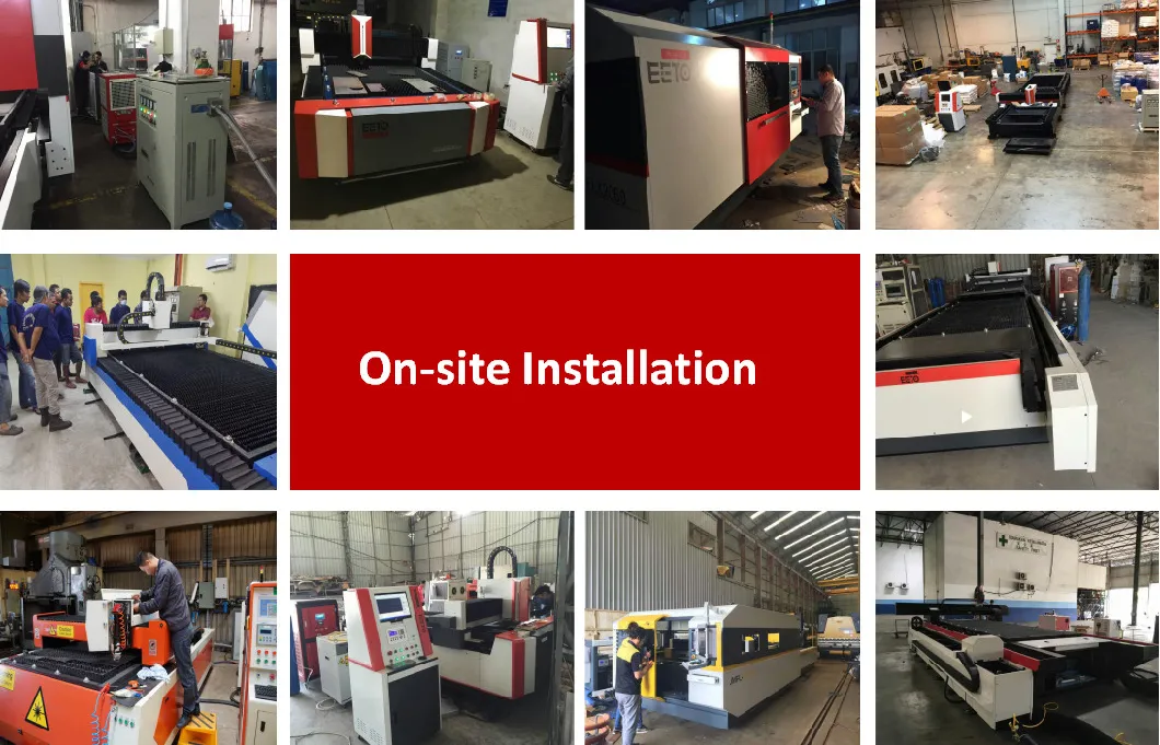 1000W/2000W/3000W Fiber Laser Cutting Machine for Metal/Stainless Steel/Copper/Aluminum