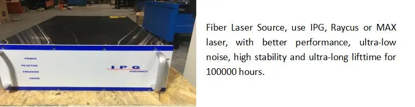 500/750/1000/2000W Stainless Steel Carbon Steel Fiber Laser Cutting Machine Price 1500*3000mm