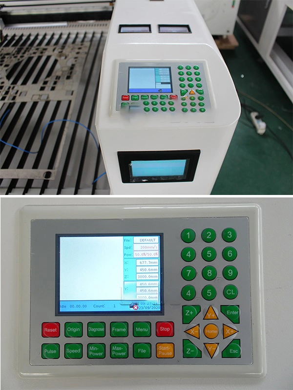 500W Mixed Laser Focusing Metal and Non-Metal CO2 Laser Cutter Laser Cutting Machine 1325