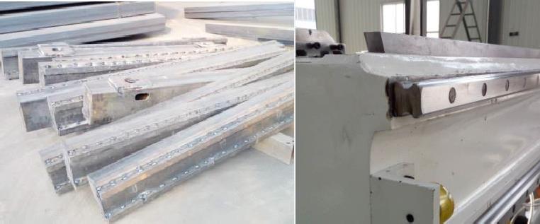 Machine bed of six sided drilling machine 