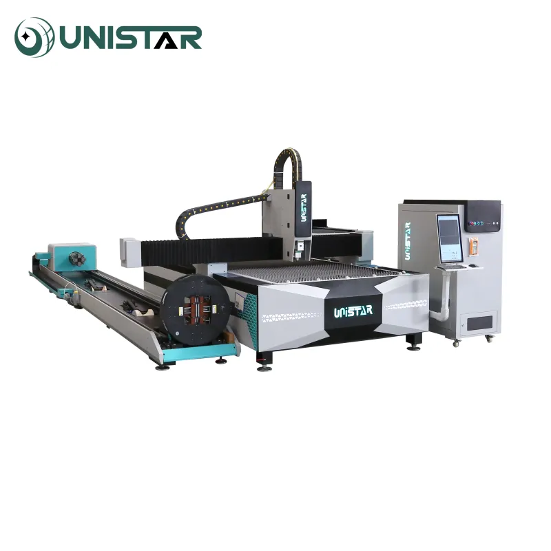 Fiber Laser Cutting Metal Sheet Pipe Machine