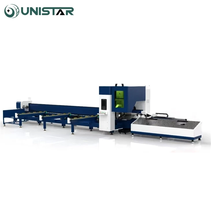 Pipe Metal Tube Laser Cutting Machine CNC Software Laser Cutter Machine For Sale