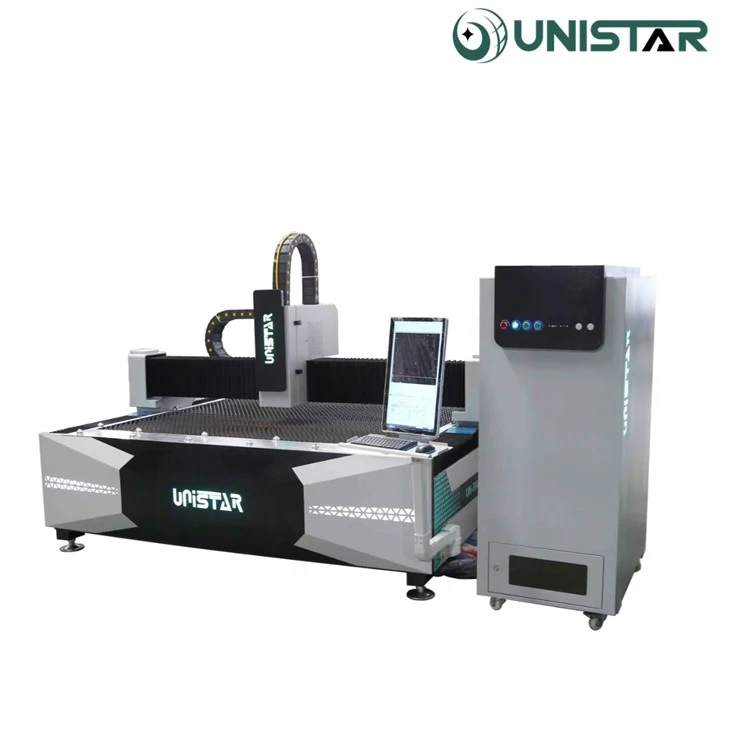 Stainless Carbon Mild Steel Sheet Plate 3000X1500 mm Cover Single Table Fiber Metal Laser Cutting Machines For Plate And Tube
