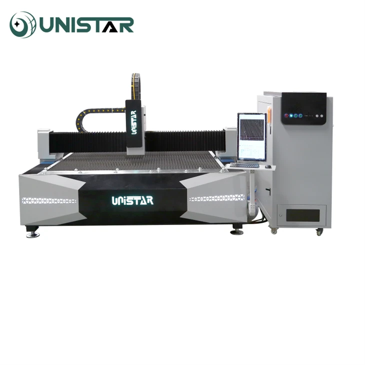 Stainless Steel Aluminum Cooper CNC Fiber Laser Cutting Machine