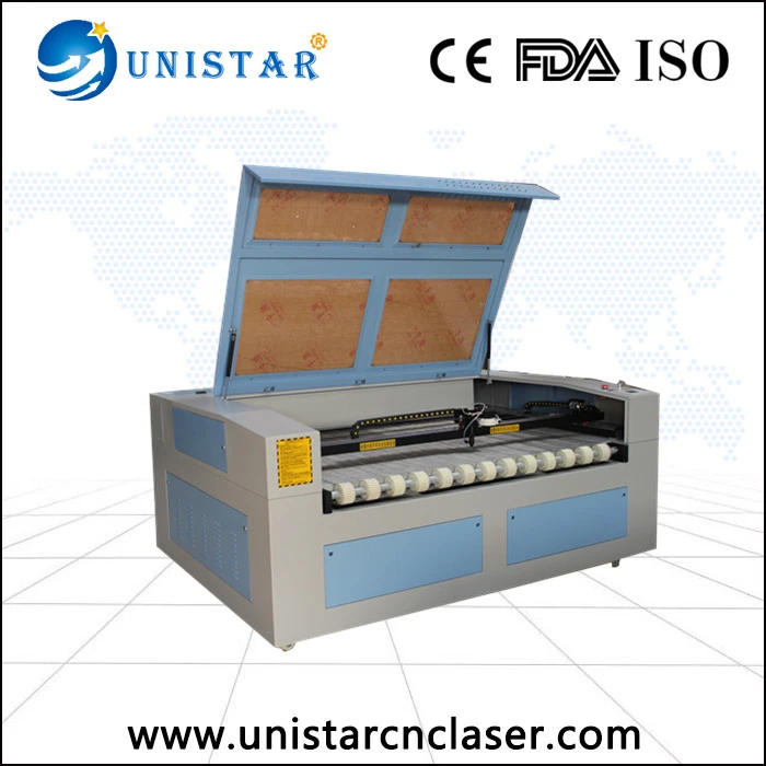 Double Heads CO2  Laser Auto Feeding Cutting Machine