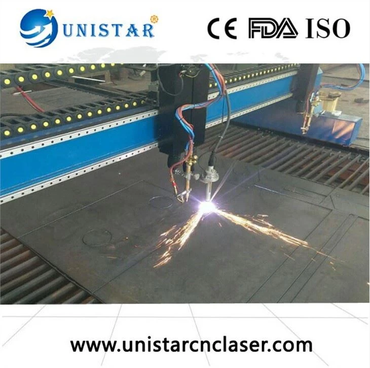 Gantry CNC Plasma/Flame Cutting Machine For Carbon Steel Stainless Steel Metal Sheet Cutting Gantry CNC Plasma/Flame Cutting Machine For Carbon Steel Stainless Steel Metal Sheet Cutting
