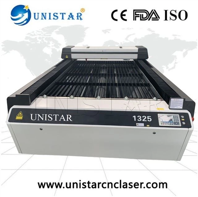 500W Mixed Laser Focusing Metal And Non-Metal CO2 Laser Cutter Laser Cutting Machine 1325