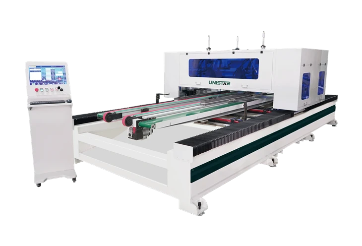 Through Type Wooden Door Four -Side Saw CNC MACHINE