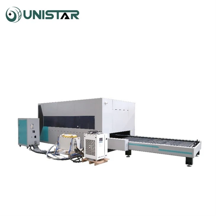 Fully Enclosed Fiber Laser Cutting Machine With Exchange Table Fully Enclosed Fiber Laser Cutting Machine With Exchange Table